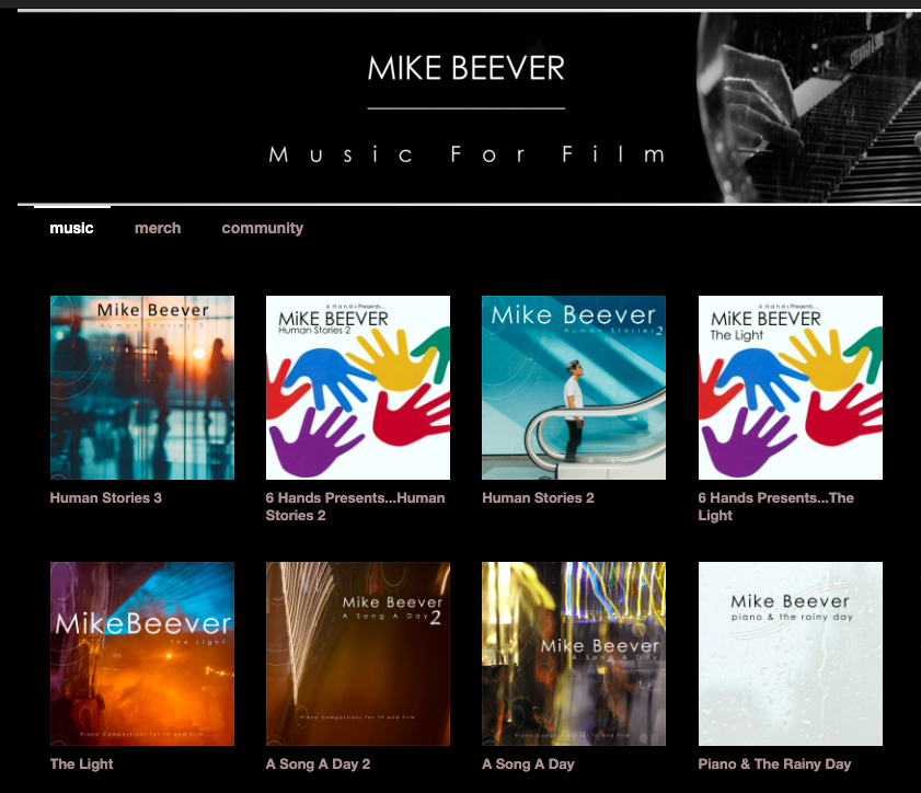 Mike Beever Piano Music